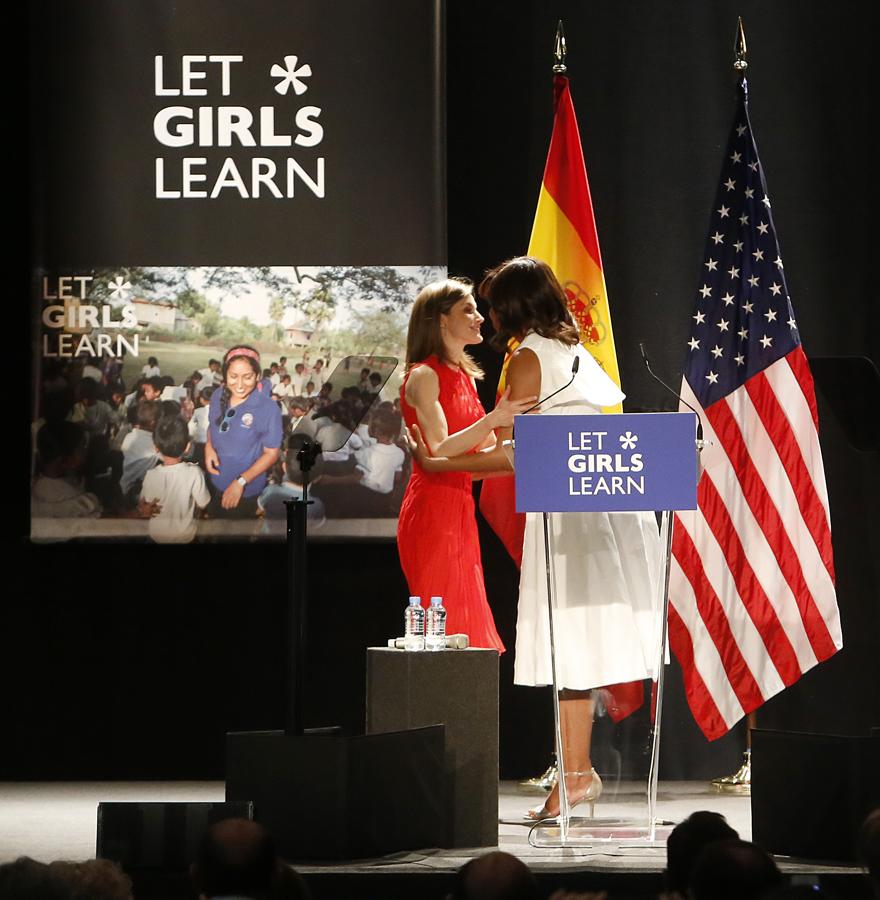 La conferencia de Michelle Obama, en Madrid