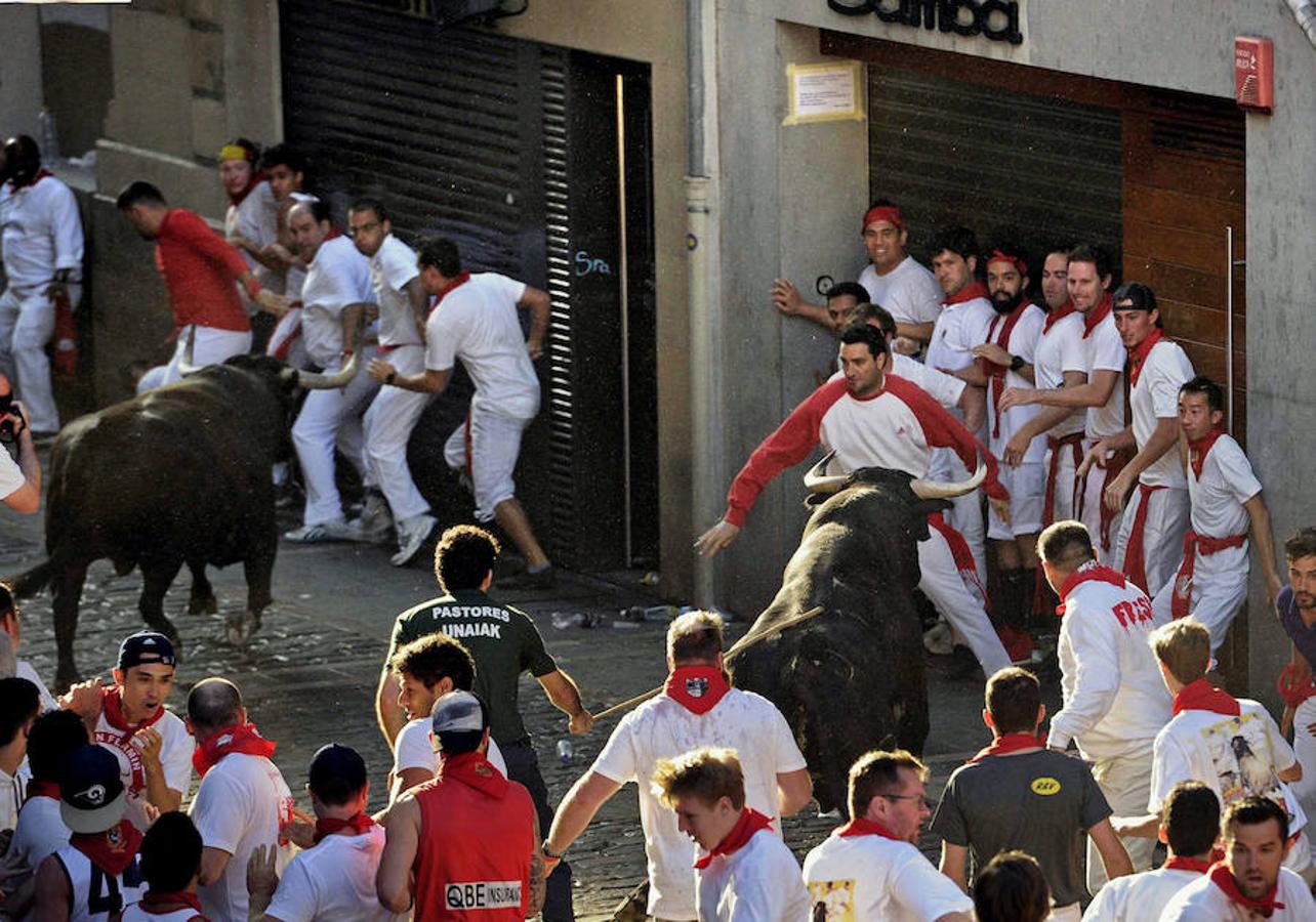 Pánico en el encierro de Cebada Gago con al menos siete heridos por asta