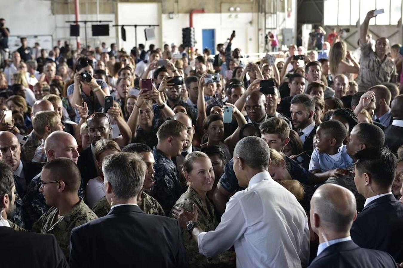 Primera visita oficial de Obama a España