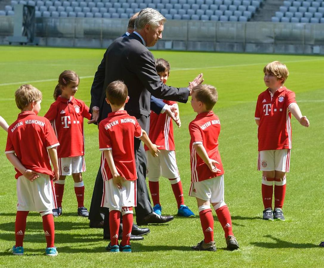 Carlo Ancelotti presentado como nuevo técnico del Bayern de Múnich