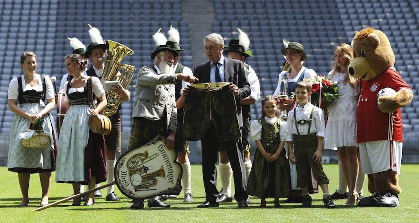 Carlo Ancelotti presentado como nuevo técnico del Bayern de Múnich