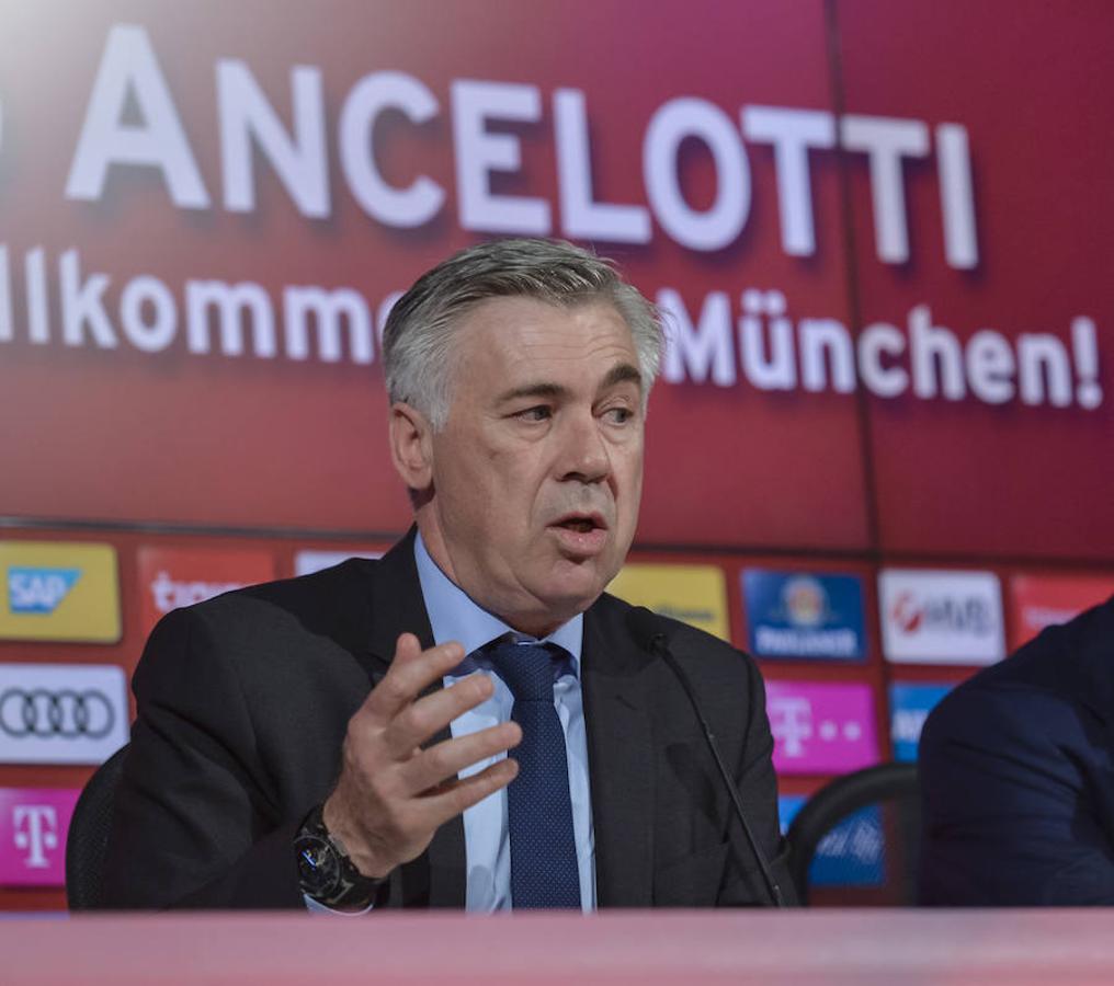 Carlo Ancelotti presentado como nuevo técnico del Bayern de Múnich