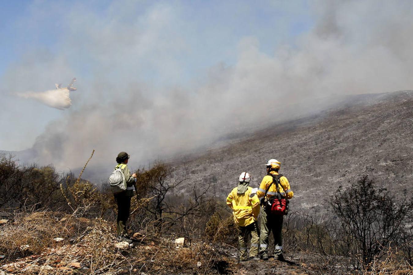 La Línea de la Concepción, en llamas