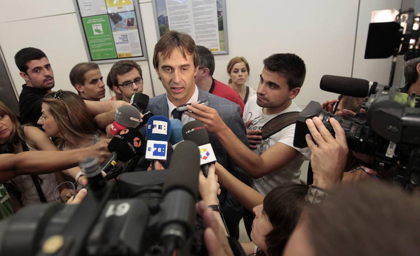 Lopetegui fue campeón con la sub-19 en Estonia en 2012 y campeón con la sub-21 en Israel 2013.