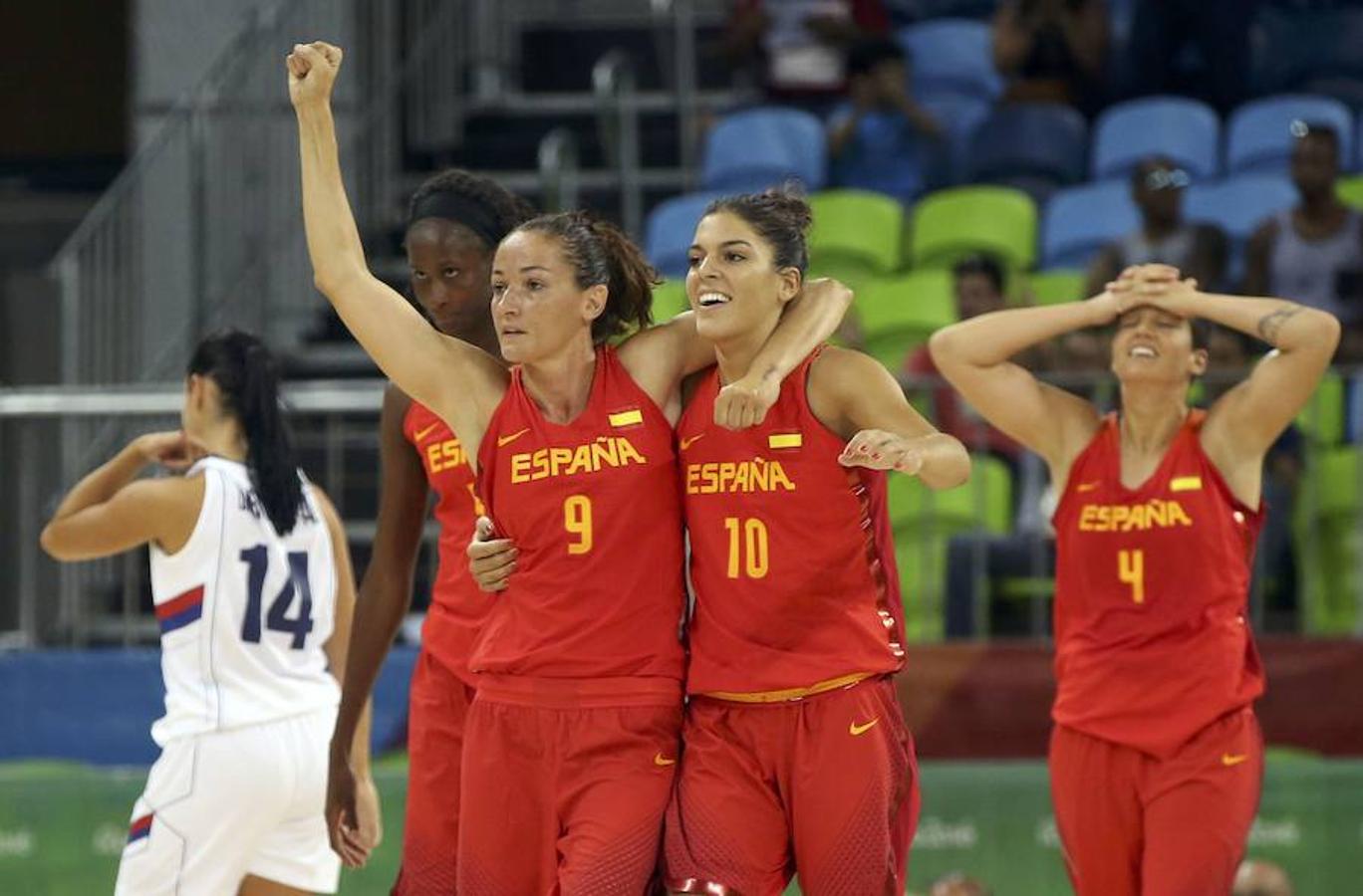 Las mejores imágenes del debut de España en baloncesto femenino