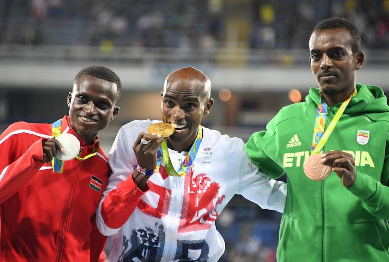 Las mejores imágenes del oro de Mo Farah