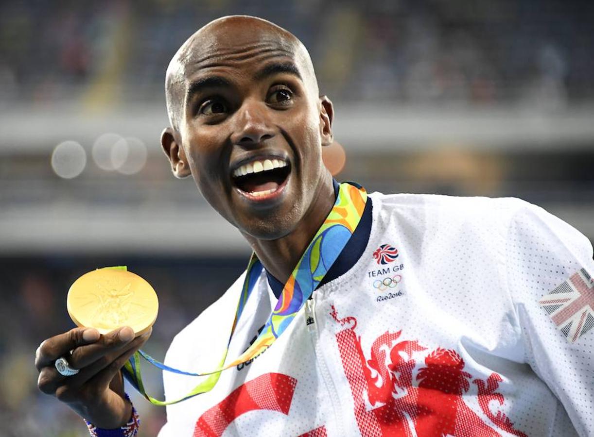 Las mejores imágenes del oro de Mo Farah