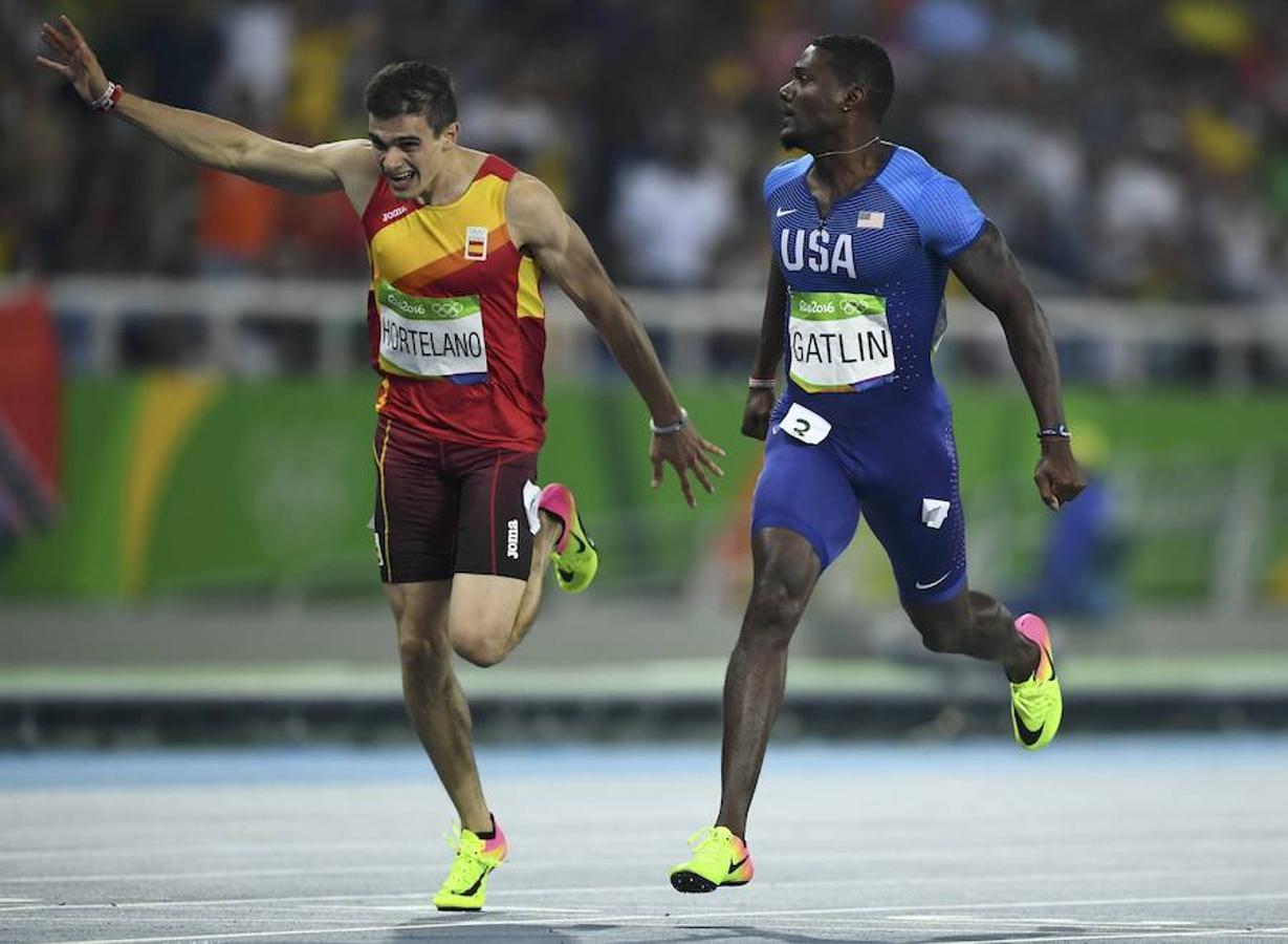 Bruno Hortelano se queda fuera de la final de los 200 metros