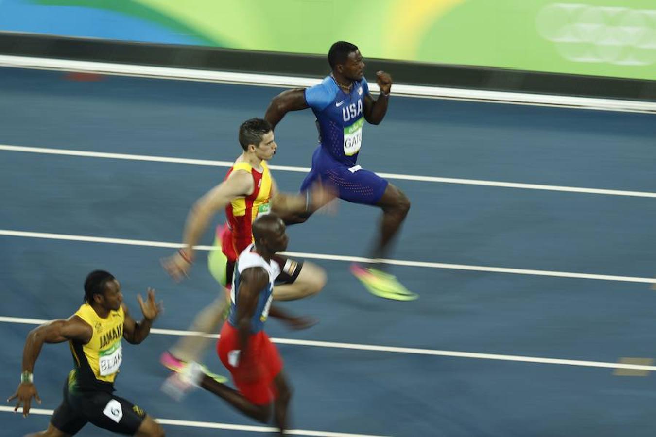 Bruno Hortelano se queda fuera de la final de los 200 metros