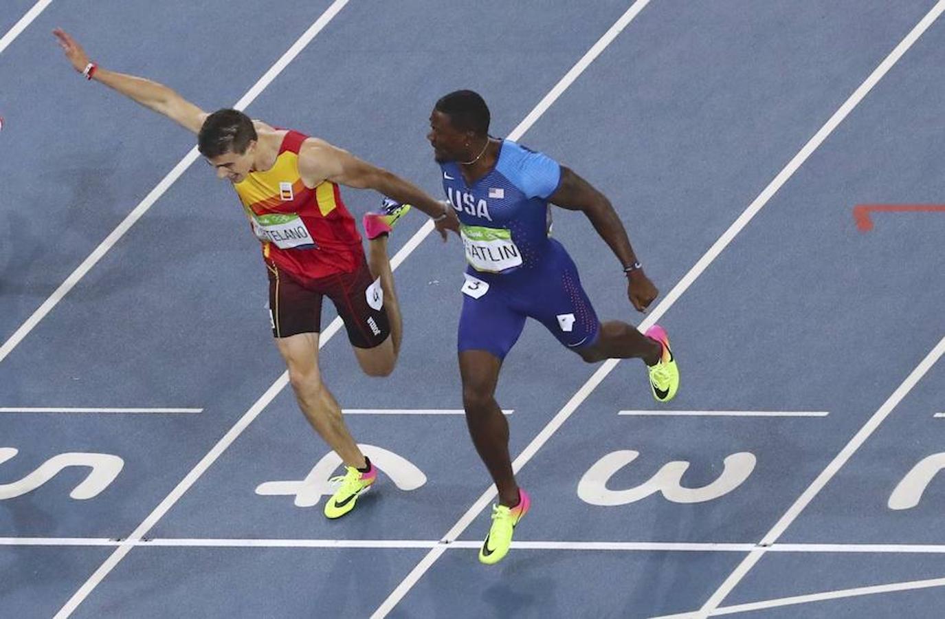 Bruno Hortelano se queda fuera de la final de los 200 metros