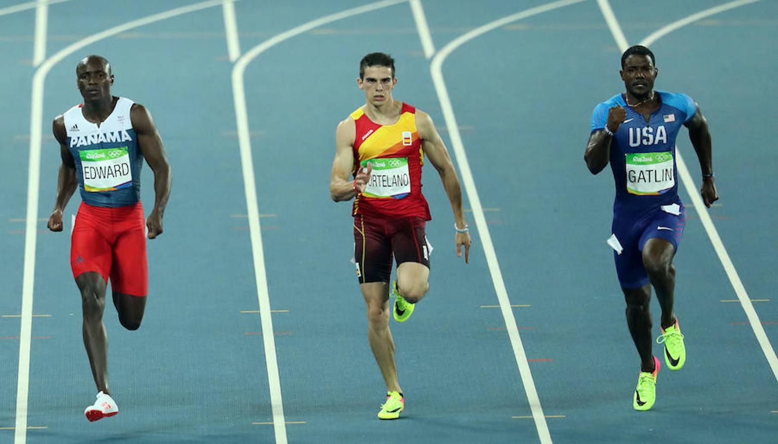 Bruno Hortelano se queda fuera de la final de los 200 metros