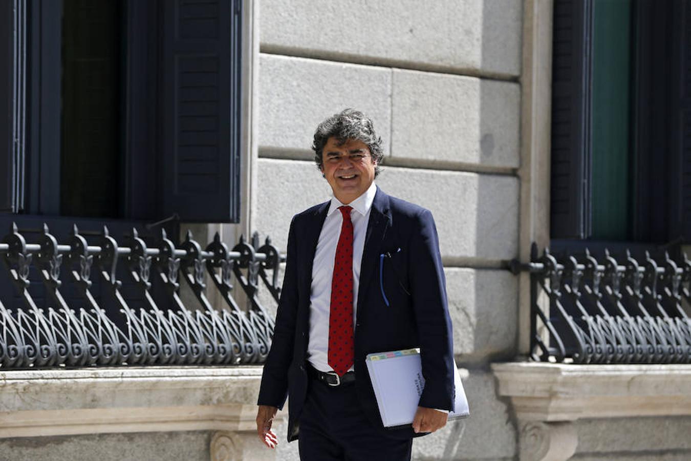 Jorge Moragas, a su llegada al Congreso.