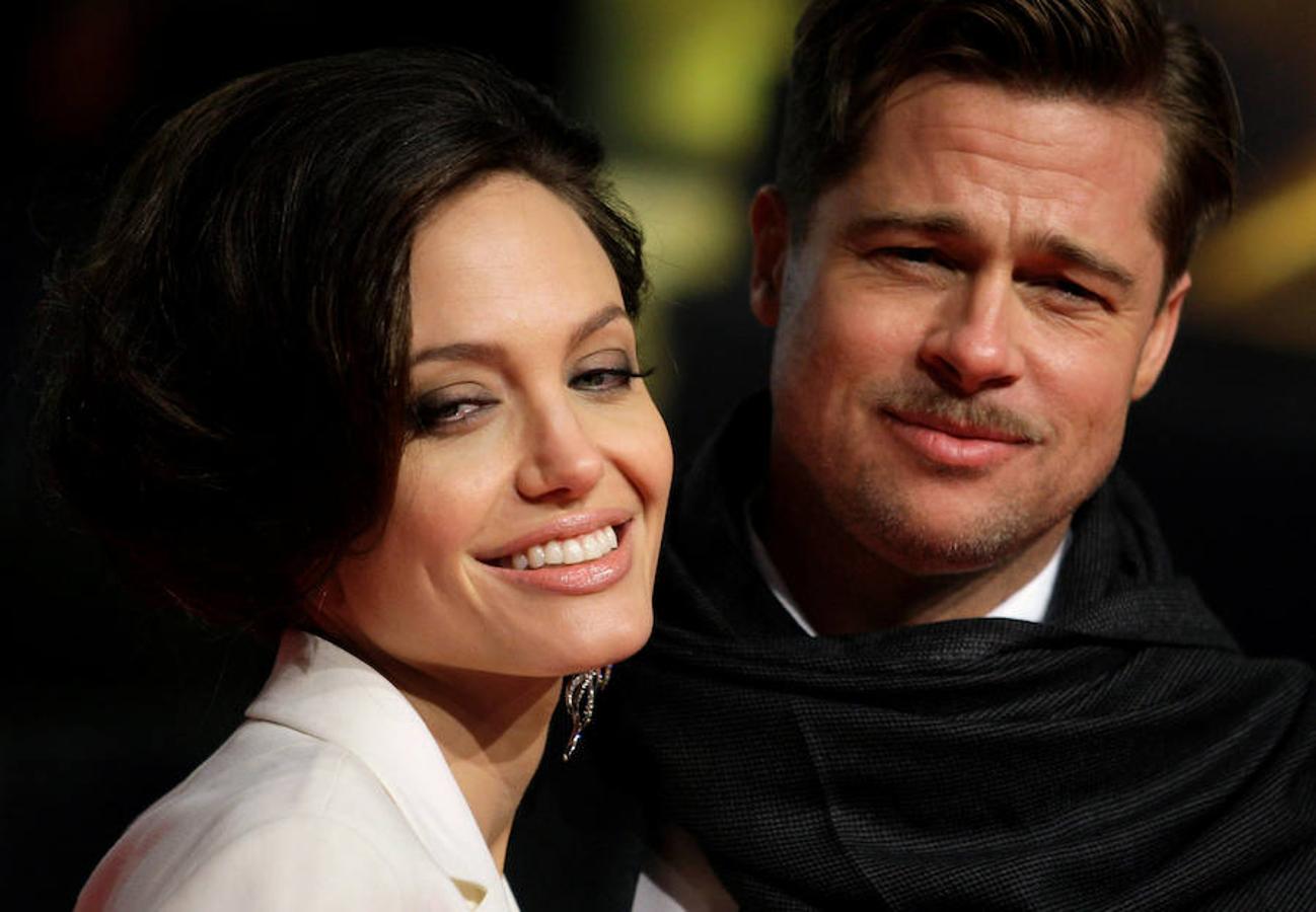 La historia de amor de Angelina y Brad, en imágenes