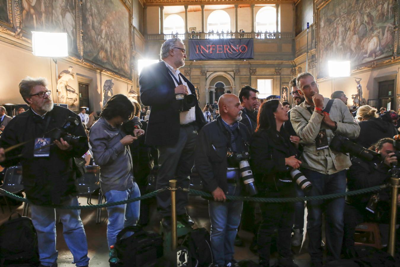 Así fue la alfombra roja de Inferno en Florencia