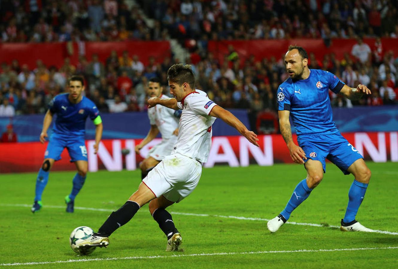 El triunfo del Sevilla ante el Dinamo, en imágenes