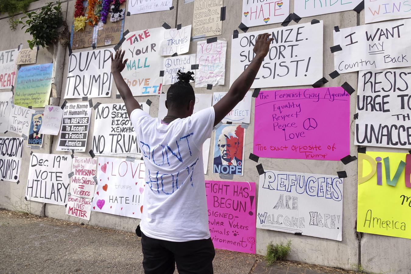 Las protestas anti-Trump se extienden