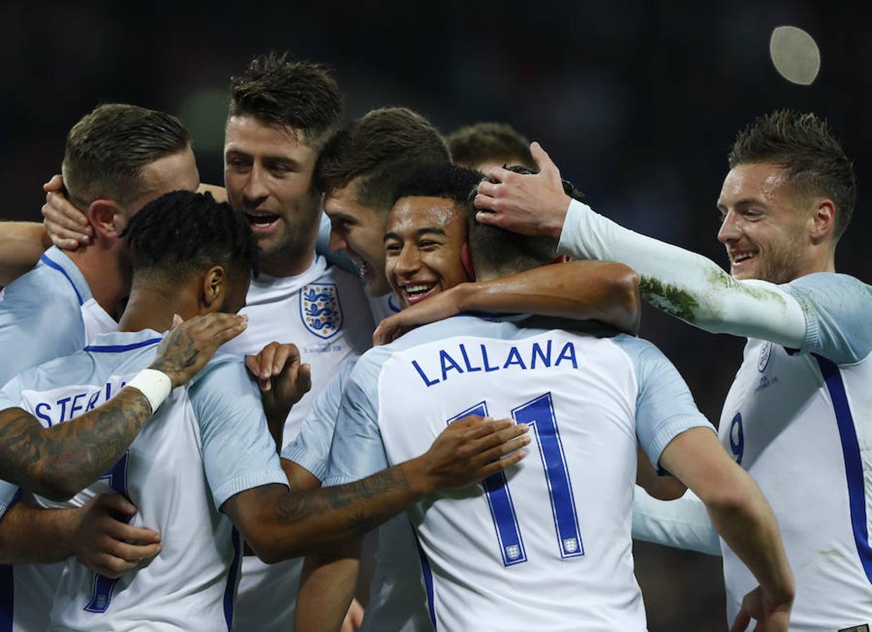 Las mejores imágenes del Inglaterra-España en Wembley