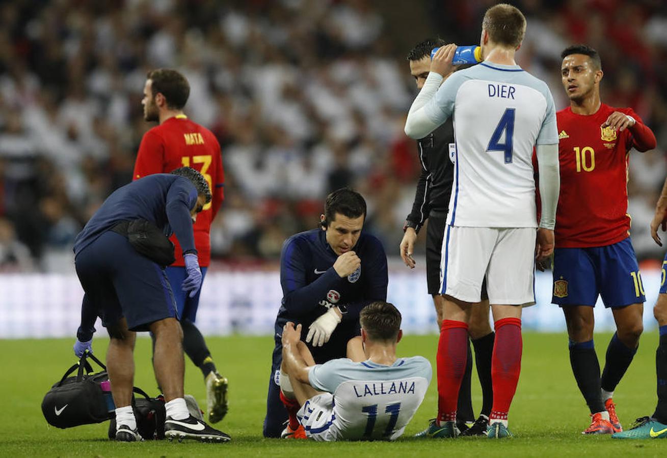 Las mejores imágenes del Inglaterra-España en Wembley