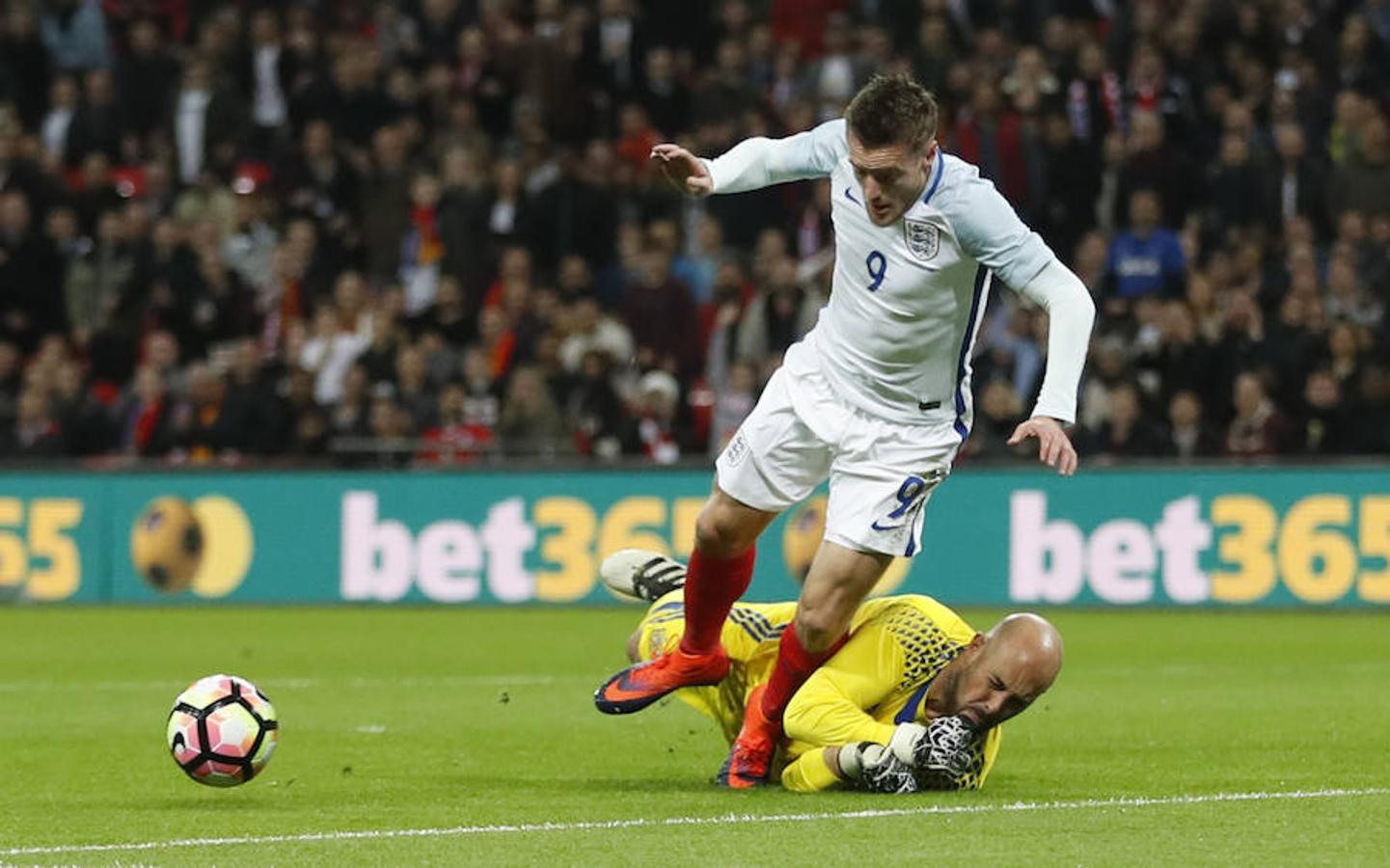 Las mejores imágenes del Inglaterra-España en Wembley