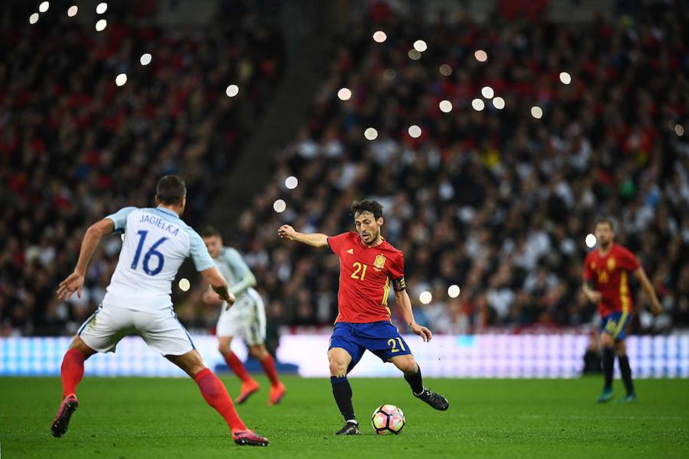 Las mejores imágenes del Inglaterra-España en Wembley