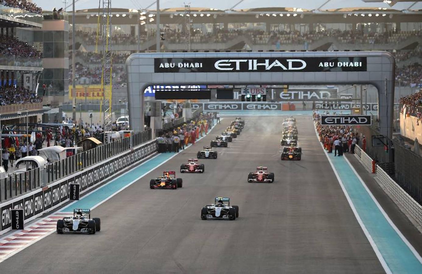 La carrera de Abu Dabi, en imágenes