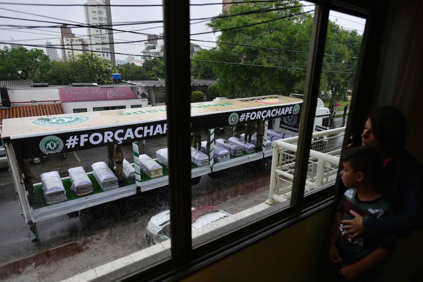 Velorio colectivo a las víctimas del Chapecoense