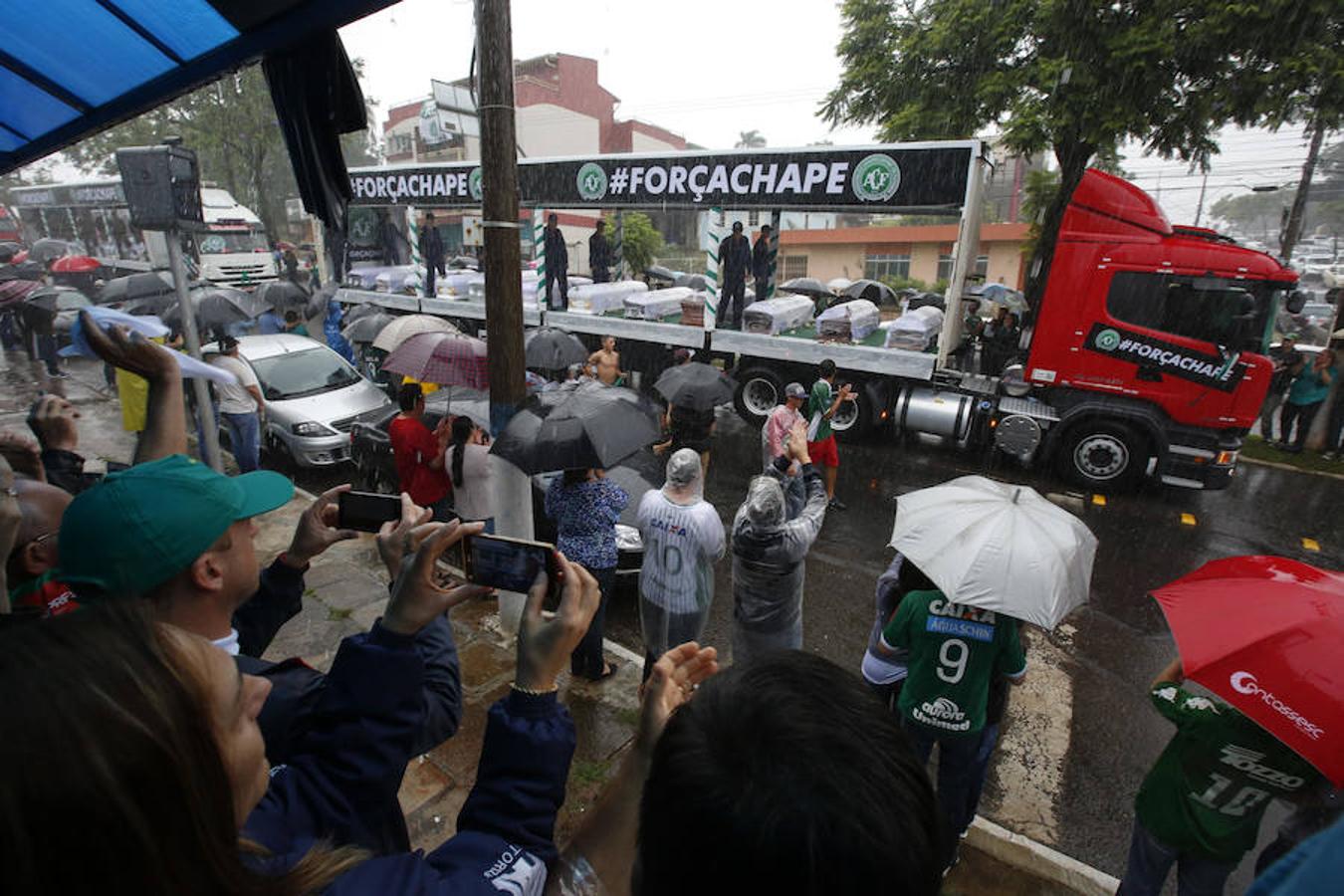 Velorio colectivo a las víctimas del Chapecoense