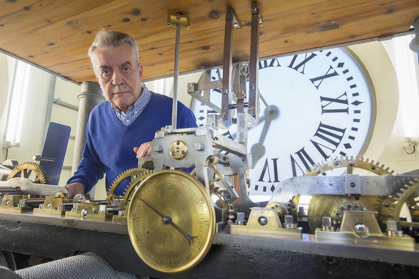 El reloj de la Puerta del Sol, desde dentro