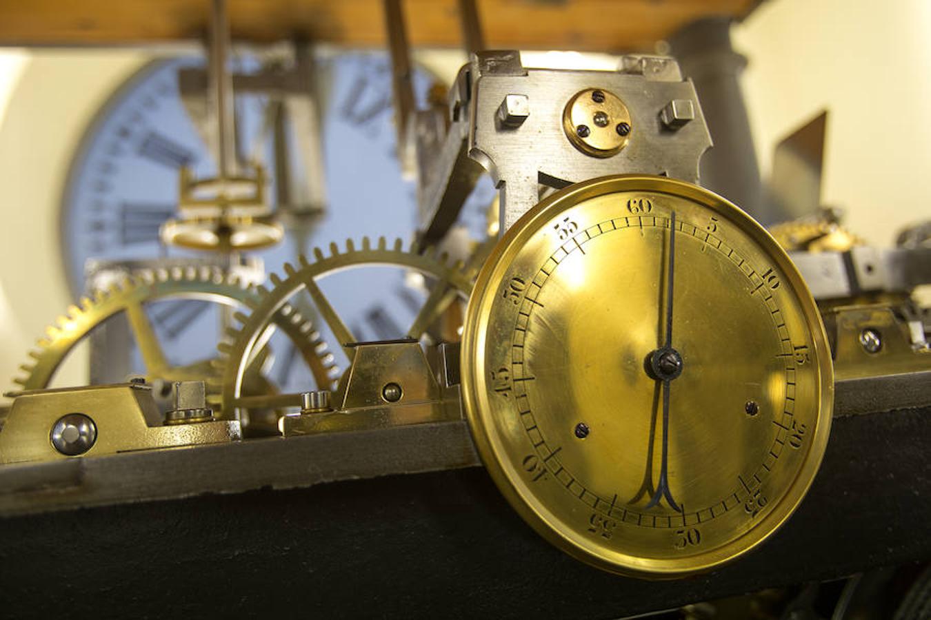 El reloj de la Puerta del Sol, desde dentro