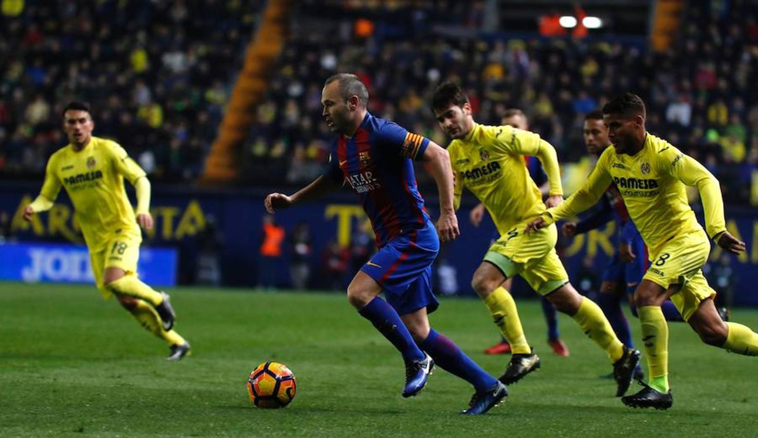 El Villarreal-Barcelona, en imágenes