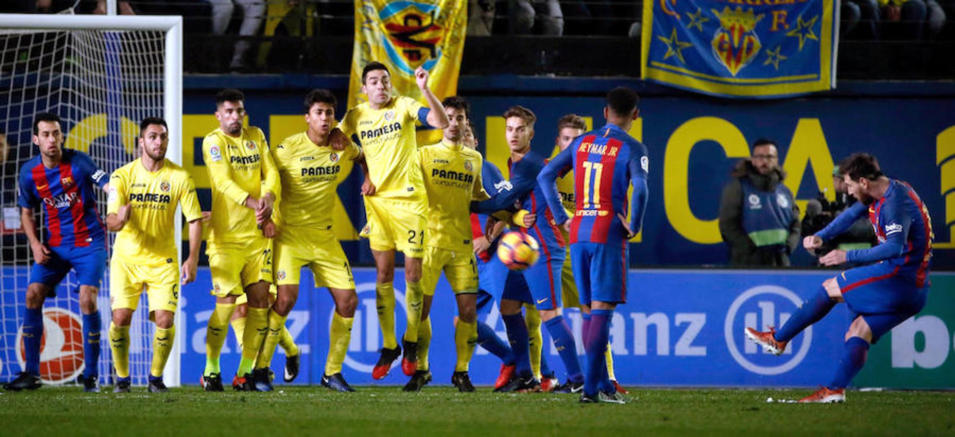 El Villarreal-Barcelona, en imágenes