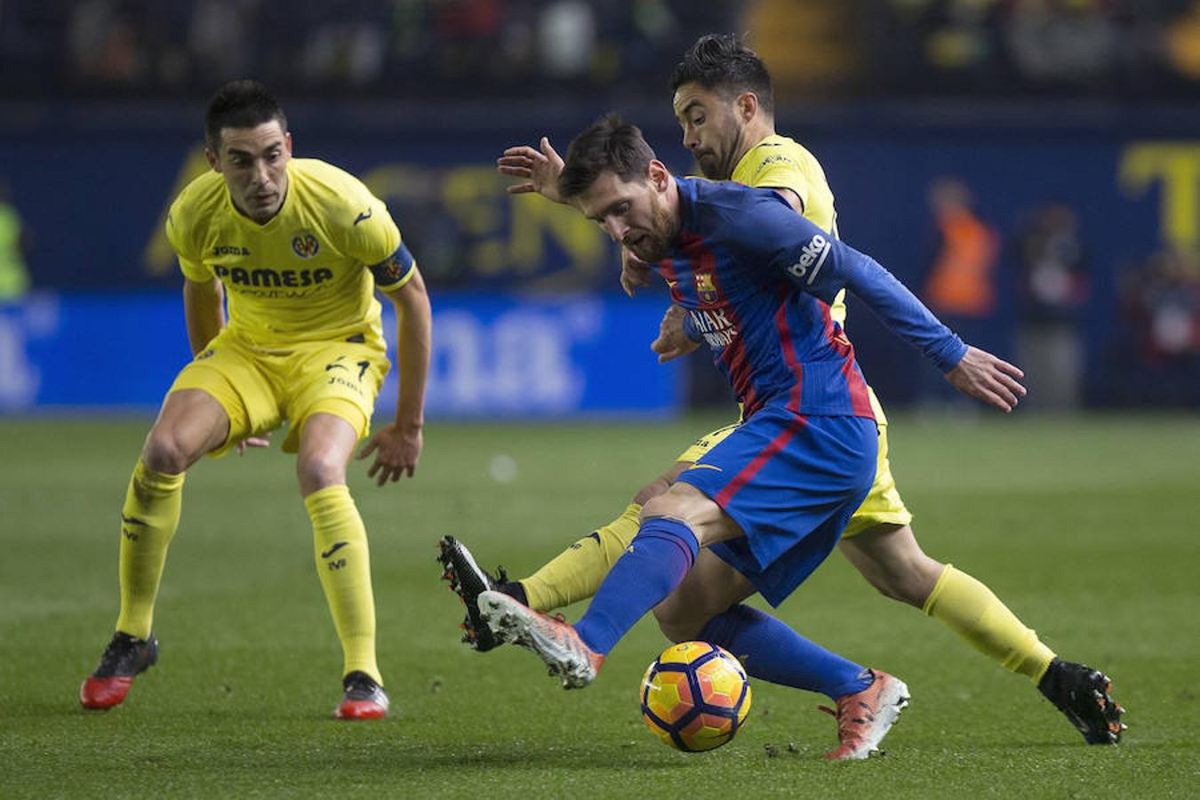 El Villarreal-Barcelona, en imágenes