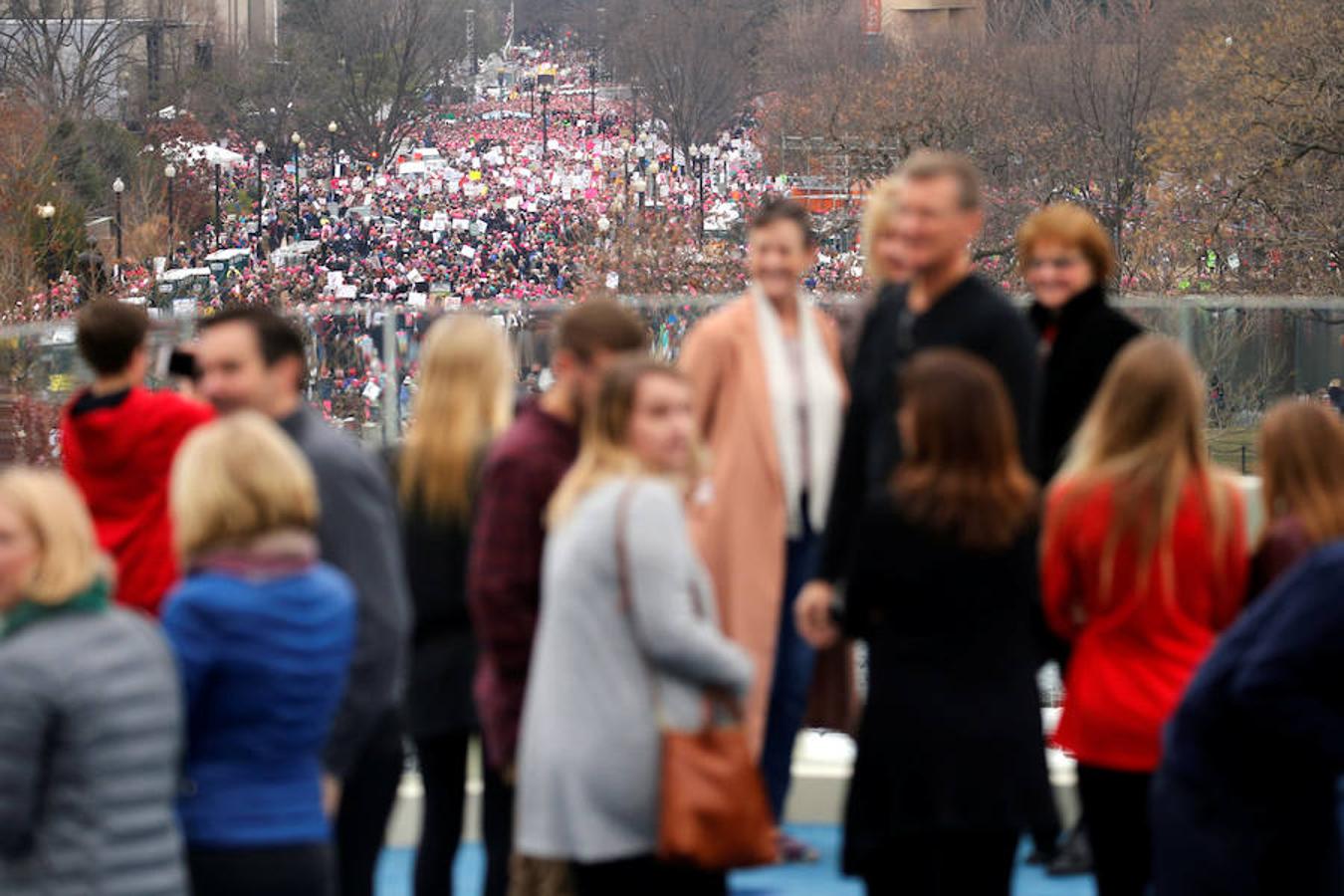 La Marcha de las Mujeres contra Trump, en imágenes