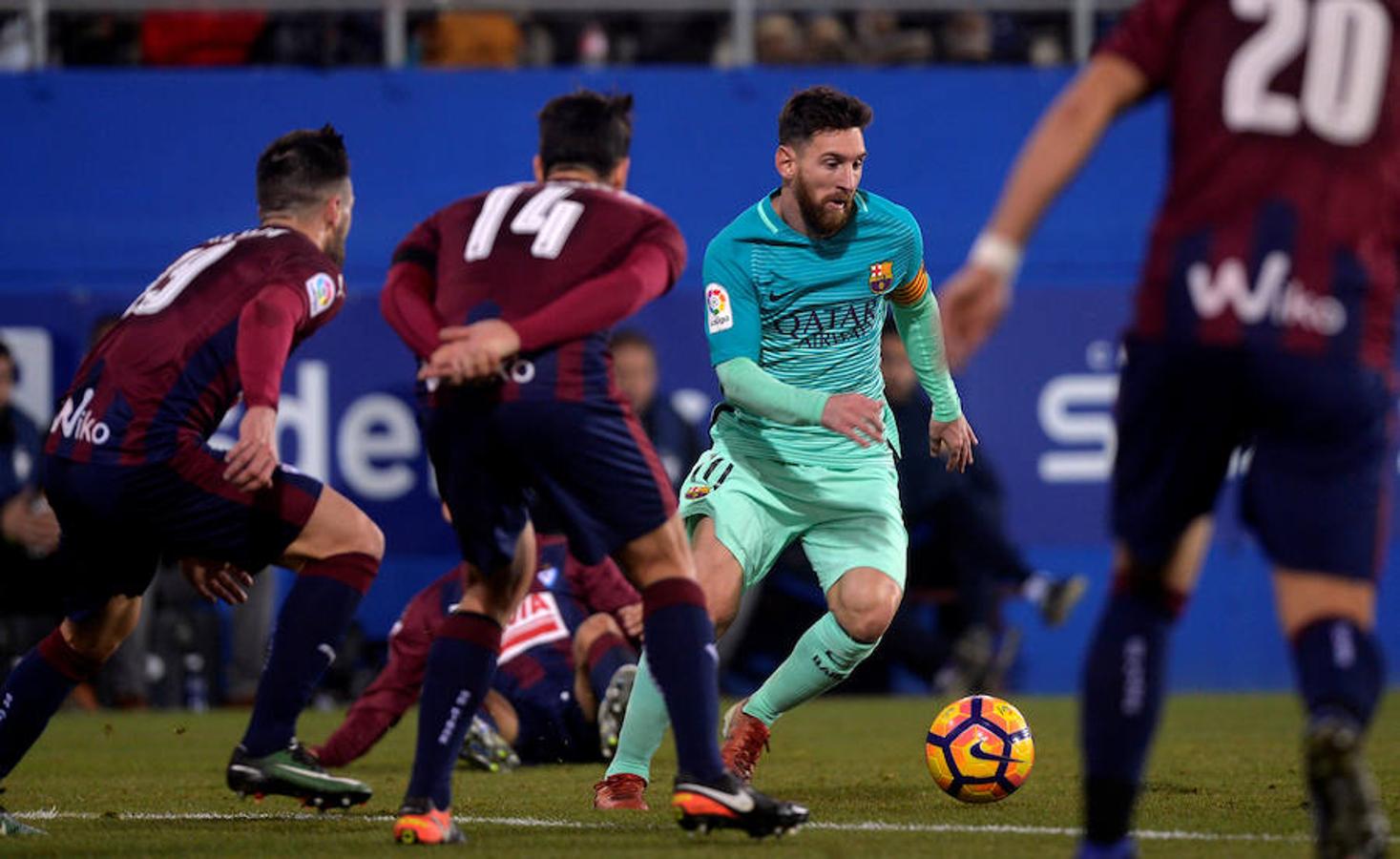 El Eibar-Barcelona, en imágenes