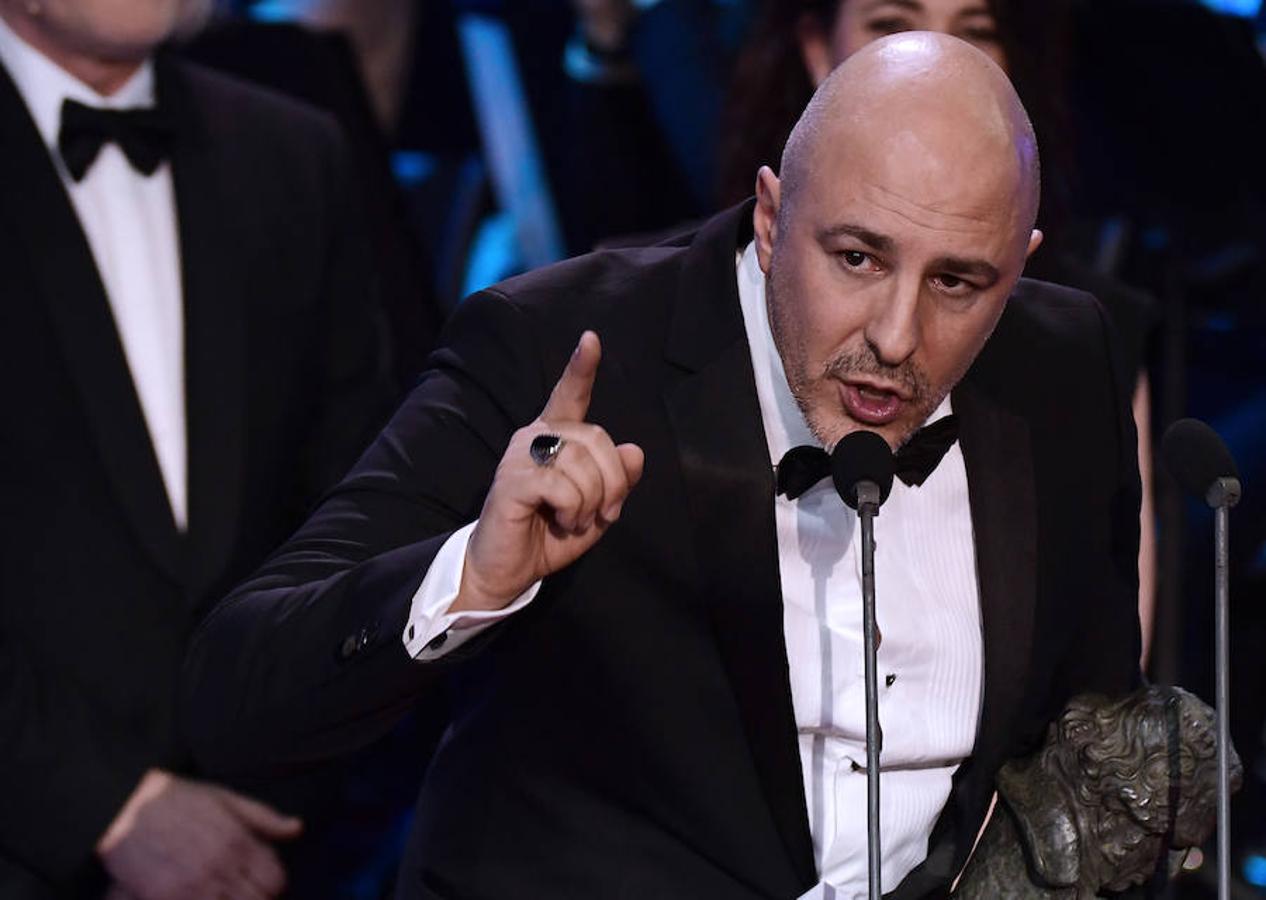 Roberto Álamo dedica su Goya al mejor actor por 'Que Dios nos perdone' a "todos los actores".