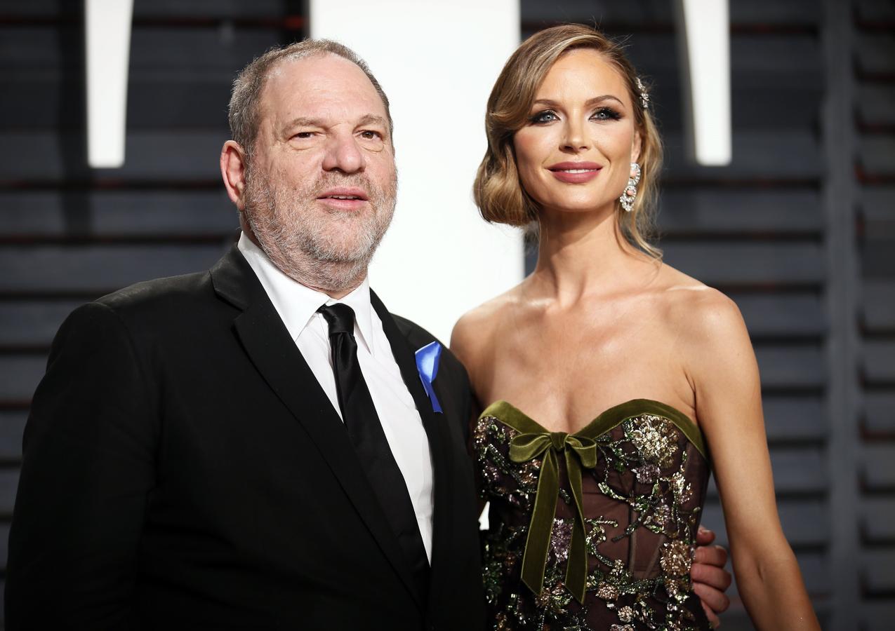 Harvey Weinstein y Georgina Chapman.