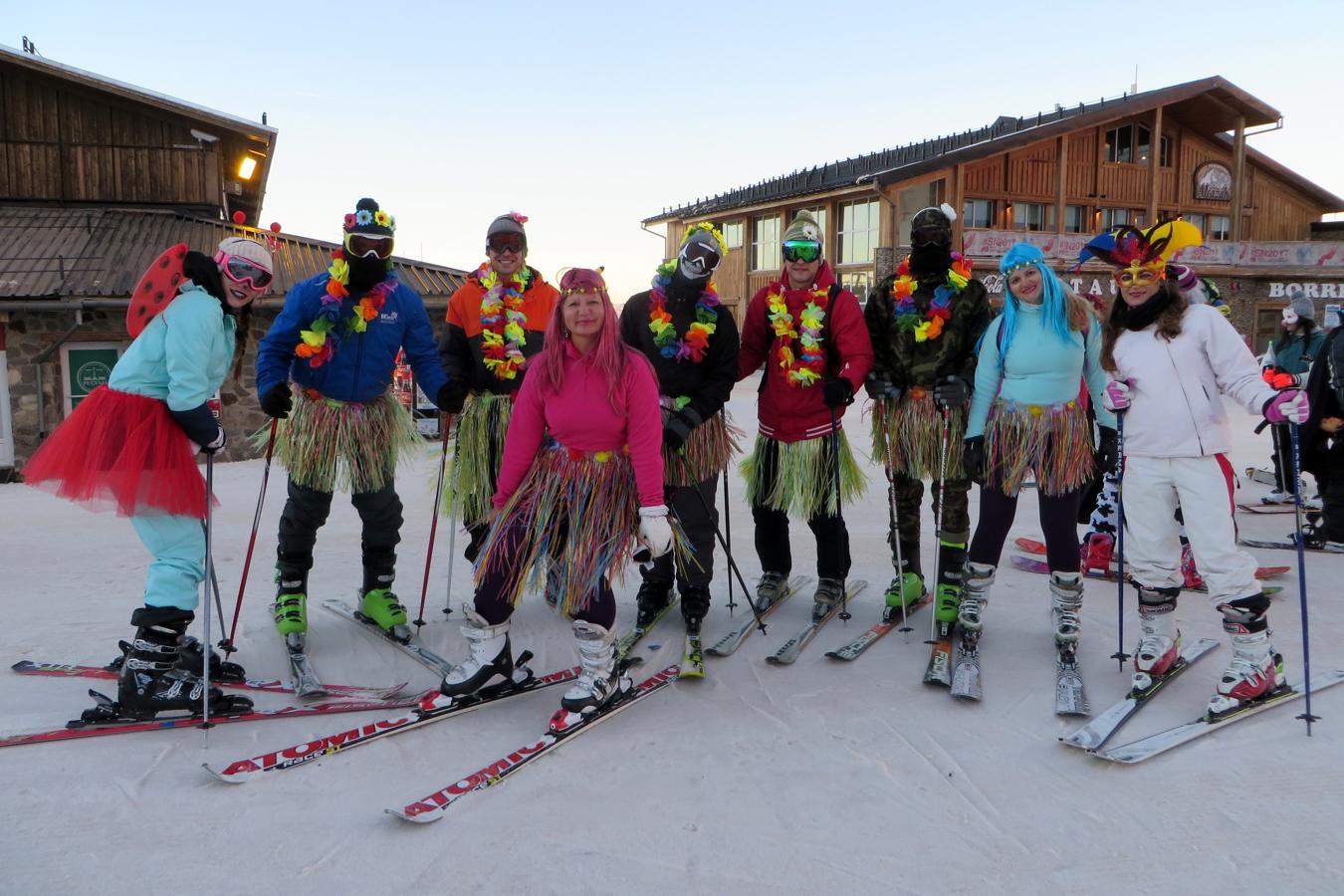 La nieve celebra su particular Carnaval