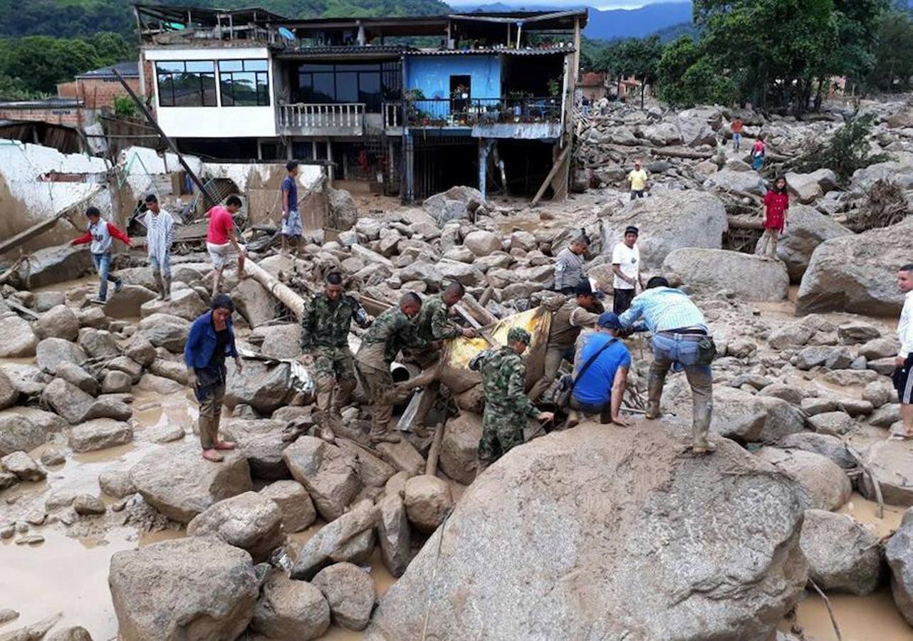 El desbordamiento de un río deja más de 150 muertos en Colombia