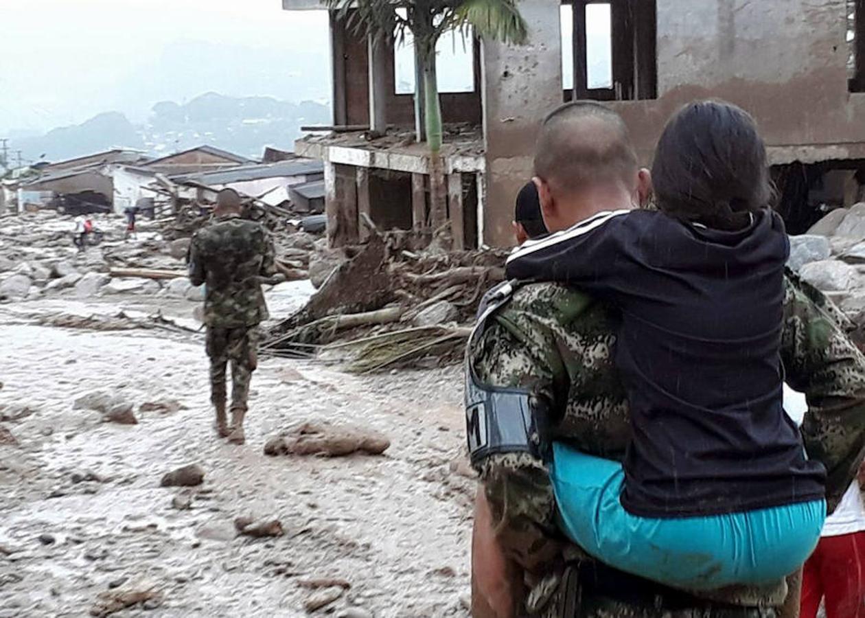 El desbordamiento de un río deja más de 150 muertos en Colombia