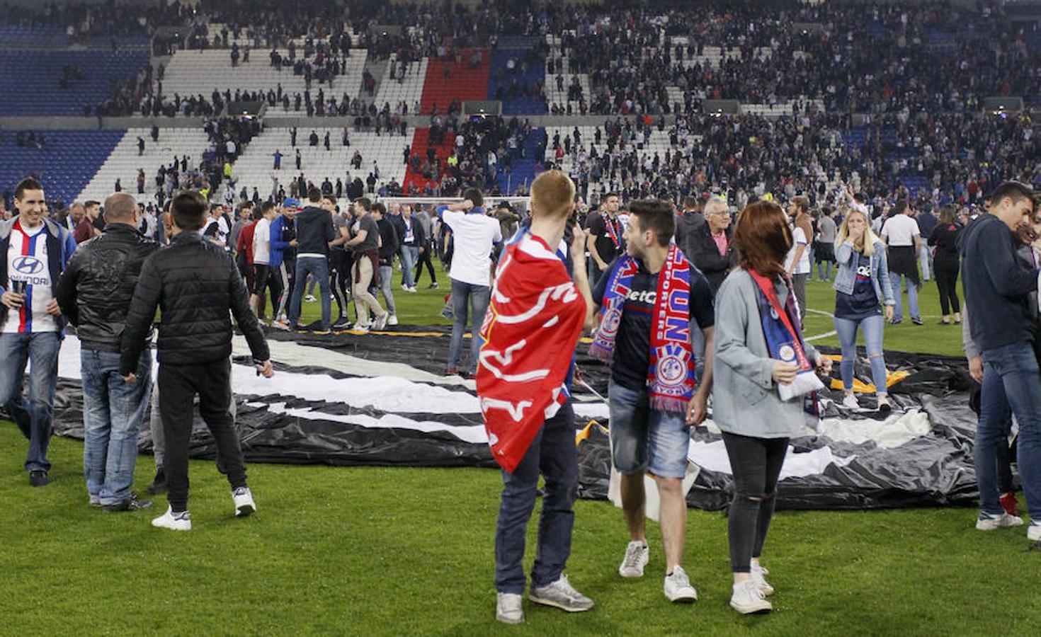 Violentos incidentes antes del Lyon-Besiktas