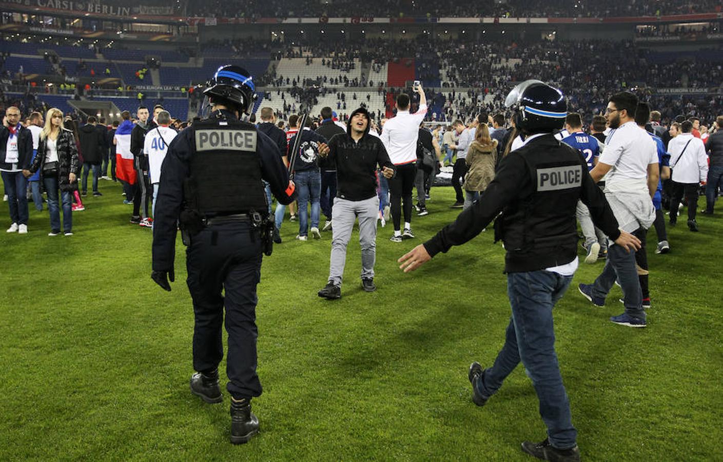 Violentos incidentes antes del Lyon-Besiktas