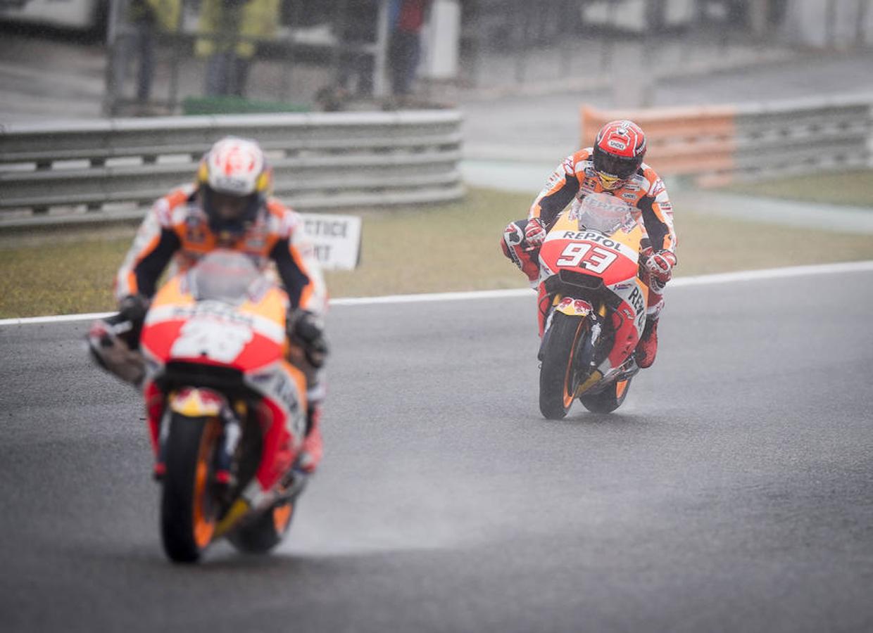 Primera jornada de entrenamientos en Jerez