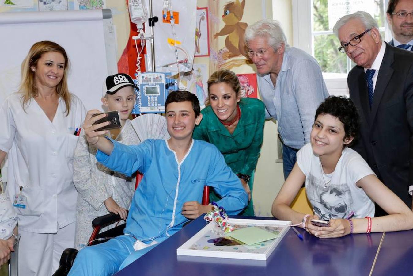 Richard Gere ha visitado a algunos de sus pacientes.