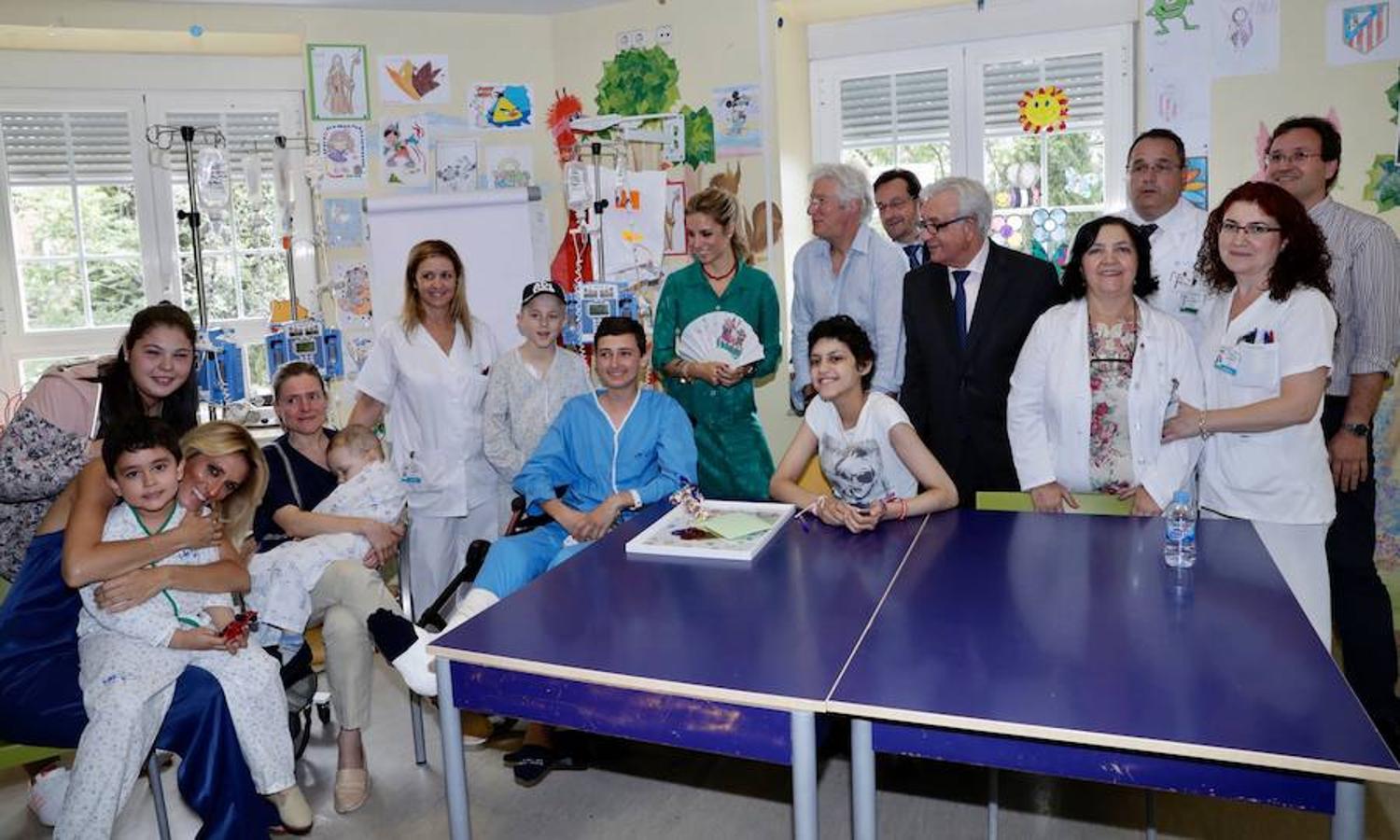 Richard Gere ha visitado a algunos de sus pacientes.