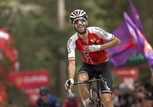 Jesús Herrada llega primero en la 11ª etapa de la Vuelta.