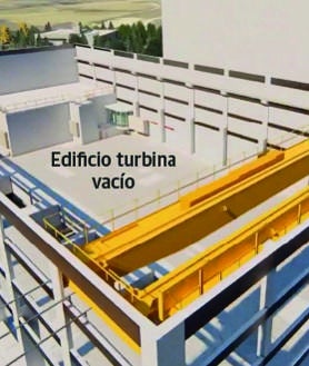 Imagen secundaria 2 - El edificio turbina será una de las principales zonas de trabajo