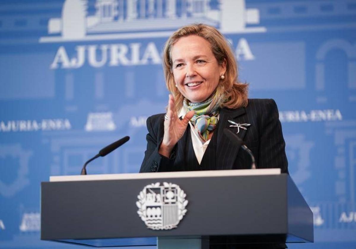 La vicepresidenta económica, Nadia Calviño