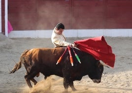 Imagen de una corrida de toros en una plaza riojana