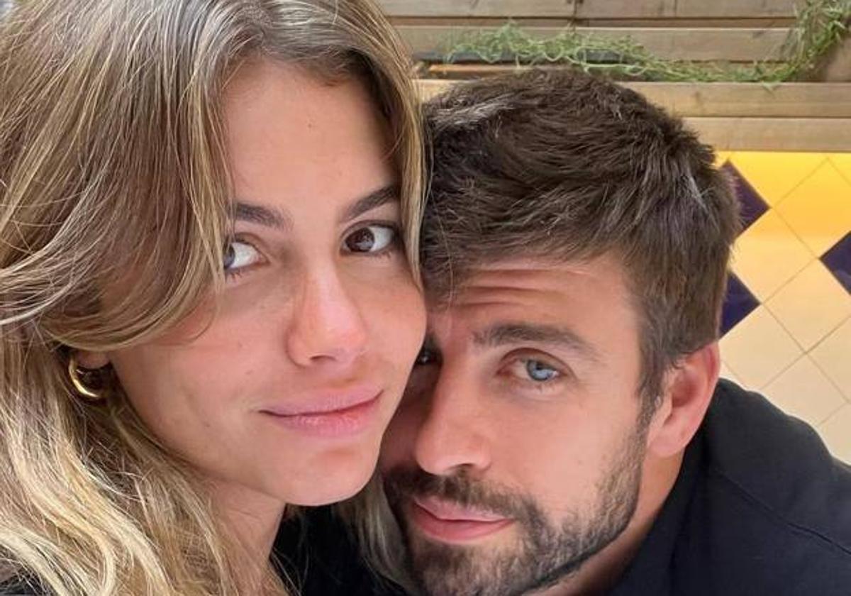 Clara Chía y Gerard Piqué, en una imagen de sus redes sociales