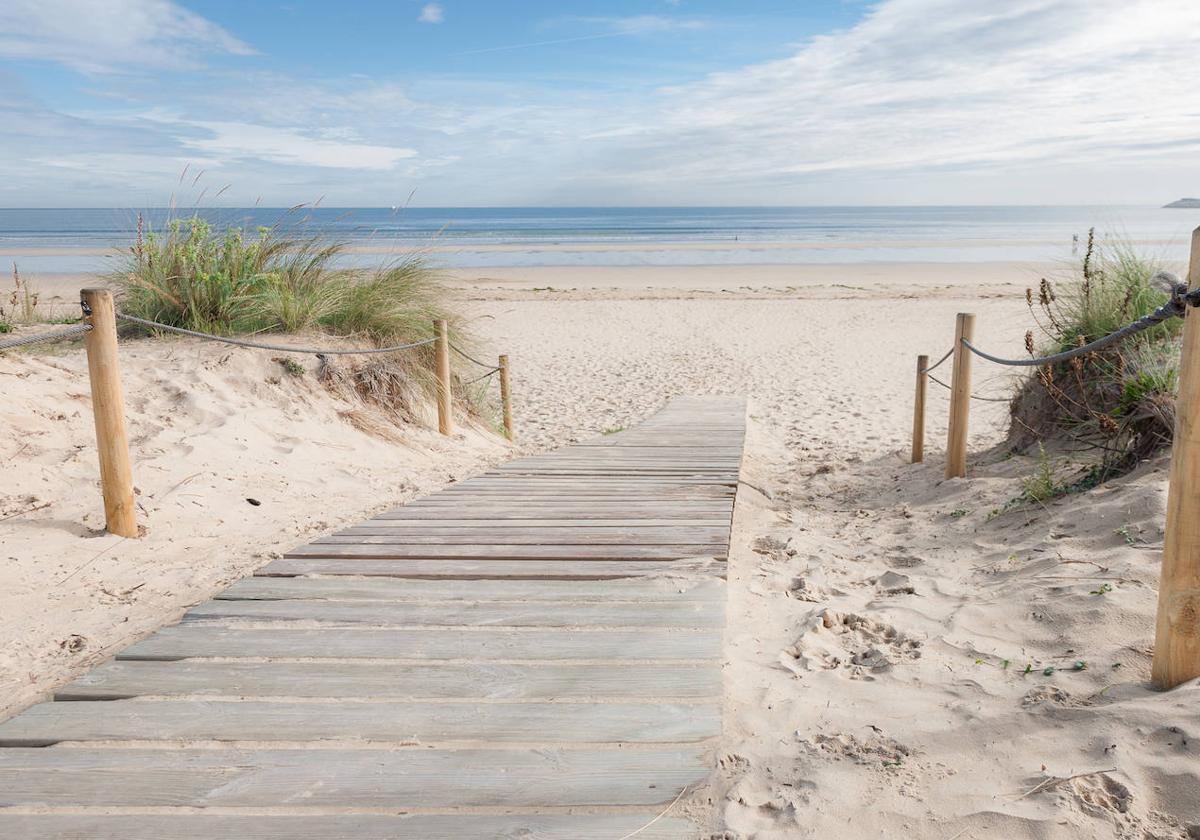 Entrada a una playa